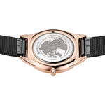 Bering Xmas Set Black analog damklocka med svart urtavla och armband i rostfritt stål
