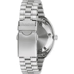 Bulova Oceanographer 96B405 analog herrklocka med blå urtavla och armband i rostfritt stål