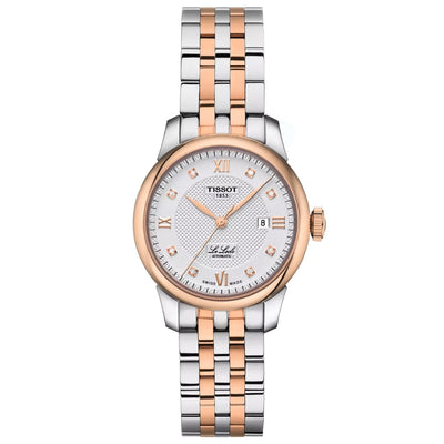 Tissot  Le Locle T006.207.22.036.00 analog damklocka med silver urtavla och armband i rostfritt stål