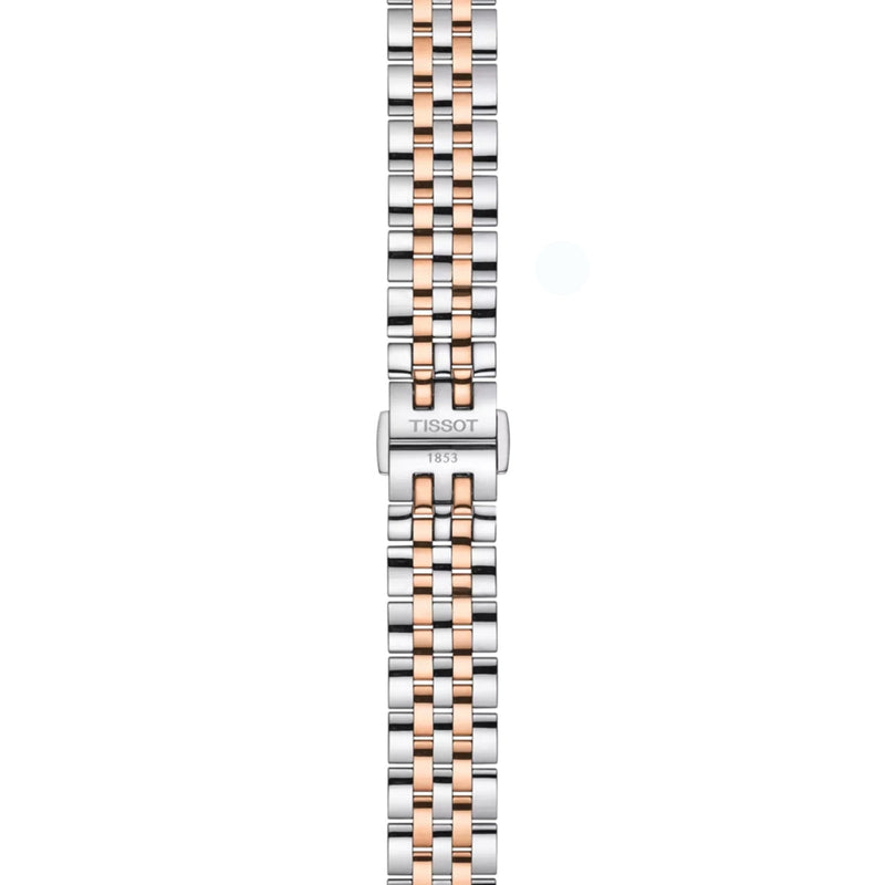 Tissot  Le Locle T006.207.22.036.00 analog damklocka med silver urtavla och armband i rostfritt stål