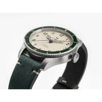 Hamilton Khaki Aviation Pilot Pioneer H76255810 analog herrklocka med vit urtavla och armband i läder