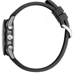 Citizen Eco-Drive Chronograph CA4625-02H analog herrklocka med svart urtavla och armband i gummi