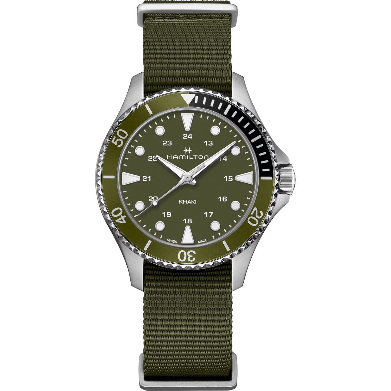 Hamilton Khaki Navy Scuba H82241961 från  Hamilton – Märkesklocka hos Kronura