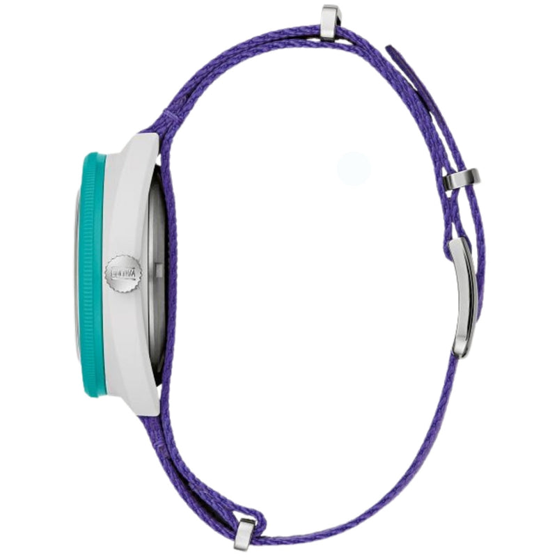 Bulova Snorkel 98B447 analog herrklocka med turkos urtavla och armband i nylon