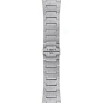 Tissot PRX T137.410.11.031.00 analog herrklocka med silver urtavla och armband i rostfritt stål