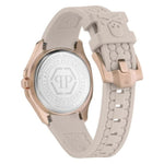 Philipp Plein Spectre PWTAA0423 analog damklocka med beige urtavla och armband i gummi