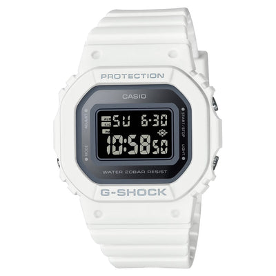Casio G-Shock GMD-S5600-7ER digital herrklocka med svart urtavla och armband i resin