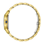 Citizen L Eco-Drive EM1162-52A analog damklocka med silver urtavla och armband i rostfritt stål