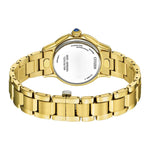 Citizen L Eco-Drive EM1162-52A analog damklocka med silver urtavla och armband i rostfritt stål