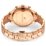 Swarovski Octea lux sport 5632472 analog damklocka med brun urtavla och armband i rostfritt stål