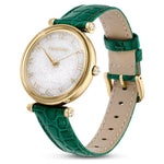 Swarovski Crystalline wonder 5656893 analog damklocka med vit urtavla och armband i skinn