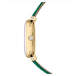 Swarovski Crystalline wonder 5656893 analog damklocka med vit urtavla och armband i skinn