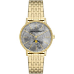 Armani Exchange Lola AX5586 analog damklocka med grå urtavla och armband i rostfritt stål