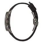 Bulova CURV 98A162 analog herrklocka med svart urtavla och armband i gummi