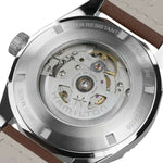 Hamilton Khaki Field Expedition H70315540 analog herrklocka med blå urtavla och armband i skinn