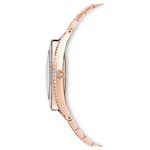 Swarovski Crystalline aura 5519459 analog damklocka med vit urtavla och armband i rostfritt stål