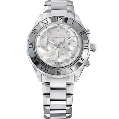 Swarovski Dextera 5641297 analog damklocka med silver urtavla och armband i rostfritt stål
