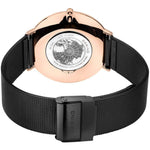 Bering Ultra Slim 15739-166 analog unisexklocka med svart urtavla och armband i rostfritt stål