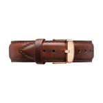 Daniel Wellington Classic St Mawes DW00100124 analog herrklocka med svart urtavla och armband i läder