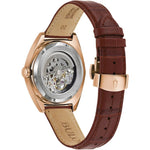Bulova Classic 97A175 analog herrklocka med silver urtavla och armband i läder