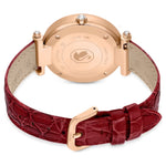 Swarovski Crystalline Wonder 5656905 analog damklocka med vit urtavla och armband i skinn