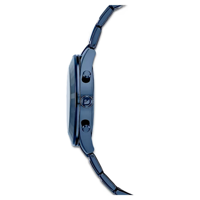 Swarovski Octea lux sport 5610475 analog damklocka med blå urtavla och armband i rostfritt stål