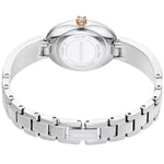 Swarovski Crystal Rock Oval 5656881 analog damklocka med silver urtavla och armband i rostfritt stål