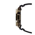 Casio G-Shock GM-2100G-1A9ER analog herrklocka med svart urtavla och armband i resin
