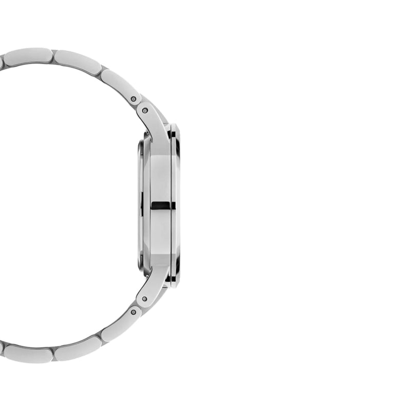 Daniel Wellington Iconic Link DW00100207 analog damklocka med vit urtavla och armband i rostfritt stål