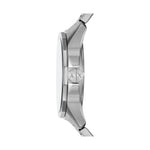 Armani Exchange Banks AX1736 analog herrklocka med grå urtavla och armband i rostfritt stål