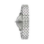 Bulova Sutton 96P233 analog damklocka med vit urtavla och armband i rostfritt stål
