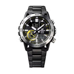 Casio Edifice Chronograph Bluetooth ECB-40DC-1AEF analog herrklocka med svart urtavla och armband i rostfritt stål