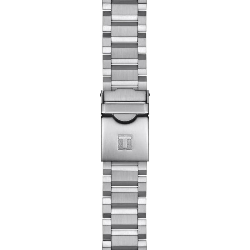 Tissot Supersport Chrono T125.617.11.051.00 analog herrklocka med svart urtavla och armband i rostfritt stål