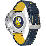Citizen Promaster Skyhawk Blue Angel JY8078-01L ana-digi herrklocka med blå urtavla och armband i läder