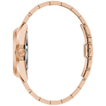 Bulova Surveyor 97B234 analog herrklocka med lila urtavla och armband i rostfritt stål