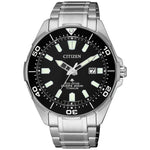 Citizen Promaster Dive BN0200-81E analog herrklocka med svart urtavla och armband i titan