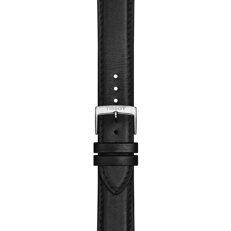 Tissot Everytime T143.410.16.041.00 analog unisexklocka med blå urtavla och armband i läder