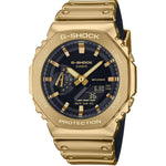 Casio G-Steel GM-2100YMG-9AER ana-digi unisexklocka med svart urtavla och armband i rostfritt stål