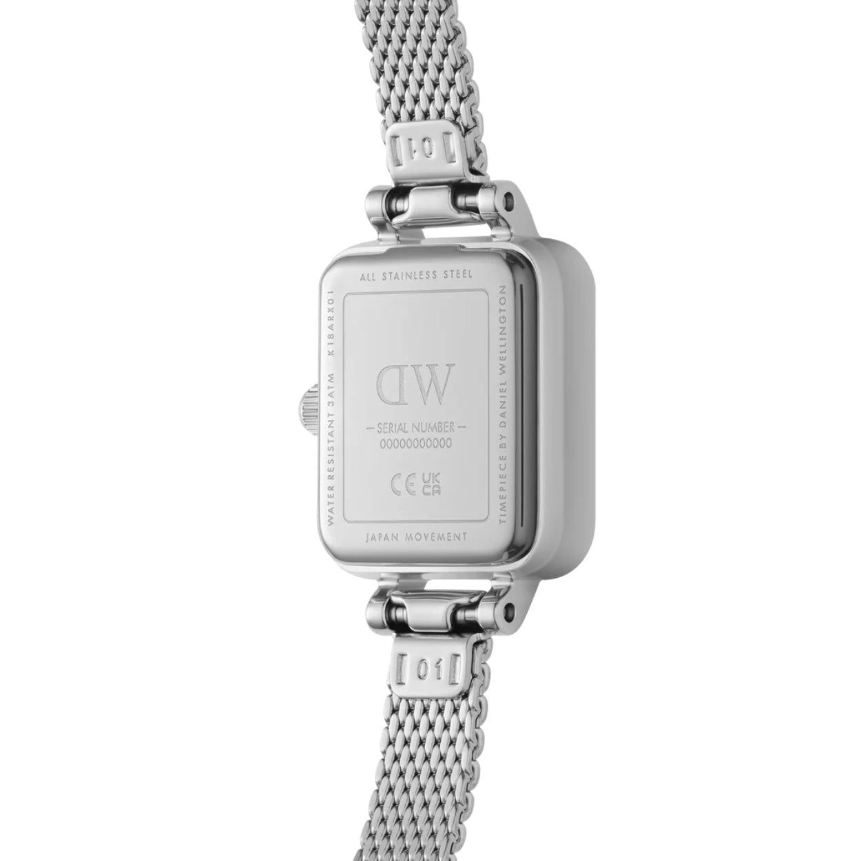 Daniel Wellington Quadro Mini Lumine Bezel Silver DW00100732 från  Daniel Wellington – Märkesklocka hos Kronura