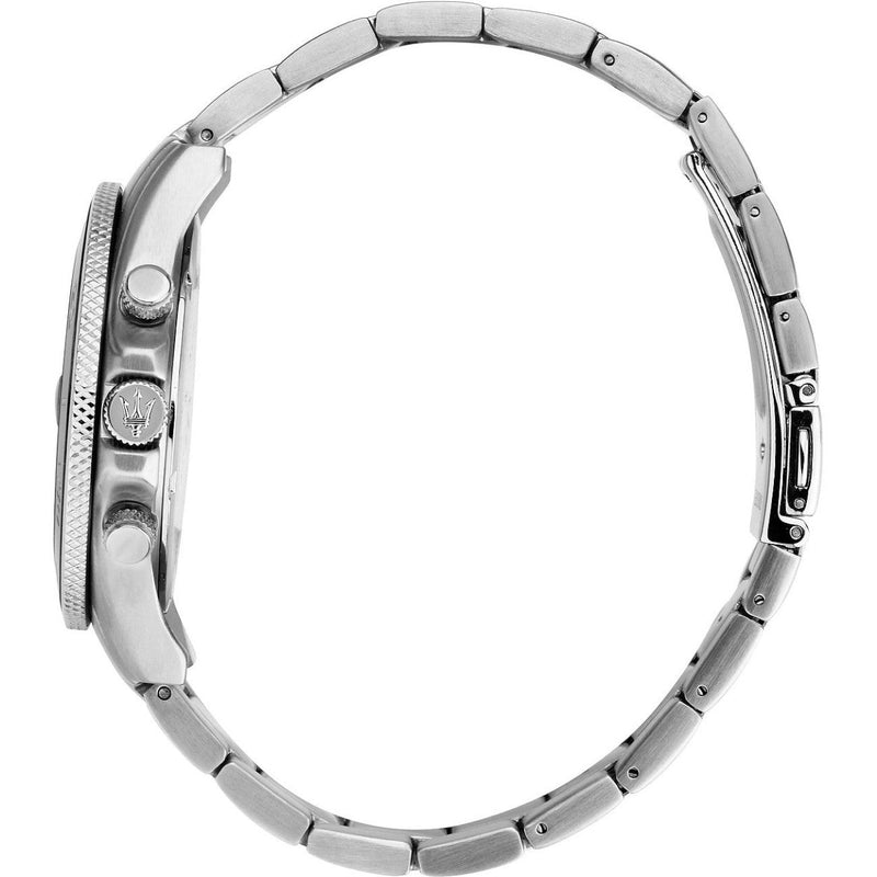 Maserati Competizione R8873600008 analog herrklocka med svart urtavla och armband i rostfritt stål
