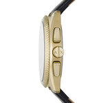 Armani Exchange Giacomo AX2854 analog herrklocka med svart urtavla och armband i läder