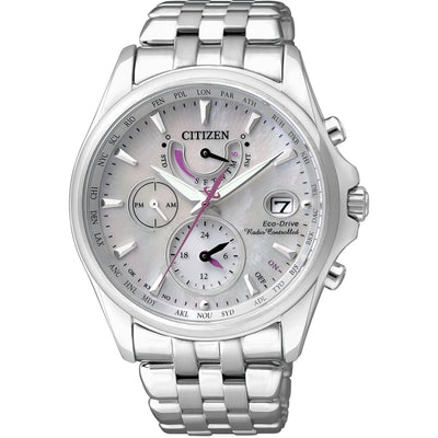 Citizen Eco-Drive Radio Controlled FC0010-55D analog damklocka med silver urtavla och armband i rostfritt stål