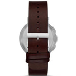 Skagen Signatur SKT1111 analog herrklocka med svart urtavla och armband i läder