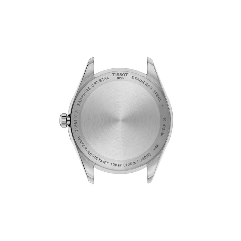 Tissot Ballade T156.410.11.041.00 analog herrklocka med blå urtavla och armband i rostfritt stål