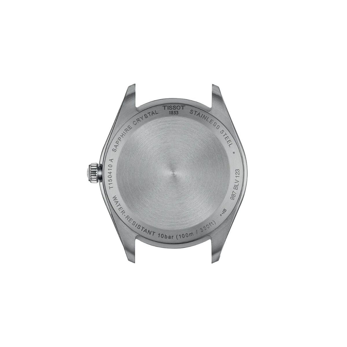 Tissot PR 100 T150.410.11.091.00 analog herrklocka med grön urtavla och armband i rostfritt stål