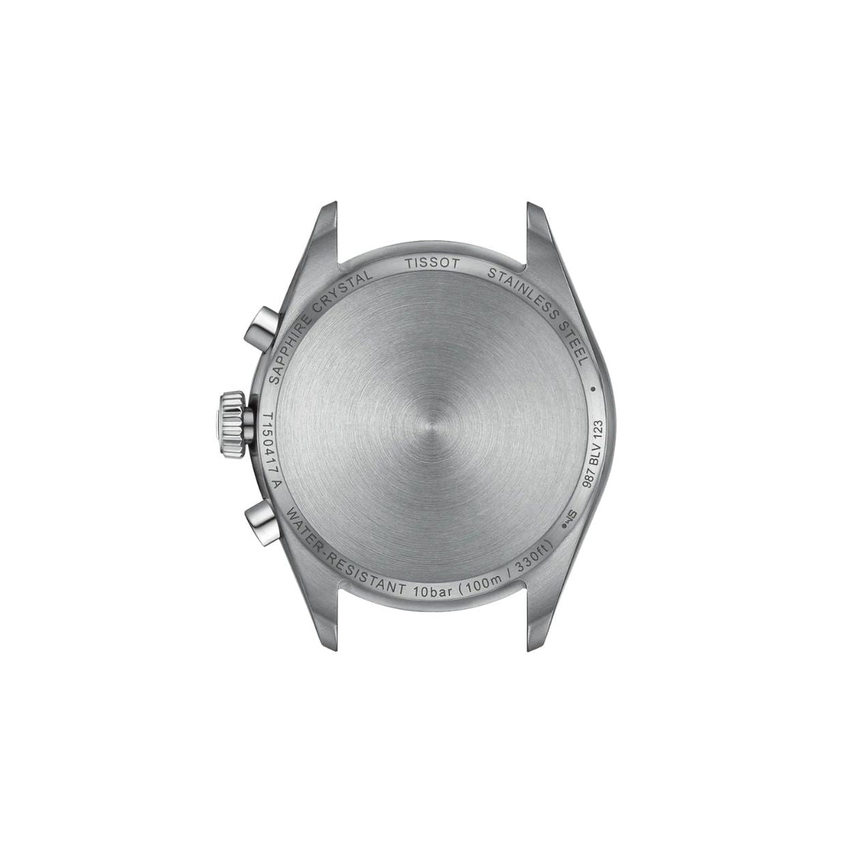 Tissot PR 100 T150.417.11.041.00 analog herrklocka med blå urtavla och armband i rostfritt stål