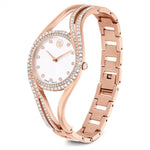 Swarovski Hyperbola 5715465 analog damklocka med vit urtavla och armband i metall