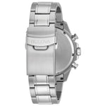 Bulova Marine Star Kronograf 96B255 analog herrklocka med vit urtavla och armband i rostfritt stål