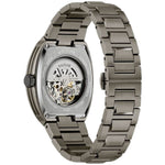 Bulova Maquina Automatic 98A321 analog herrklocka med grön urtavla och armband i rostfritt stål
