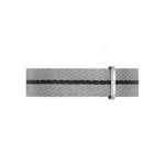 Daniel Wellington Iconic NATO DW00100679 analog damklocka med vit urtavla och armband i nylon